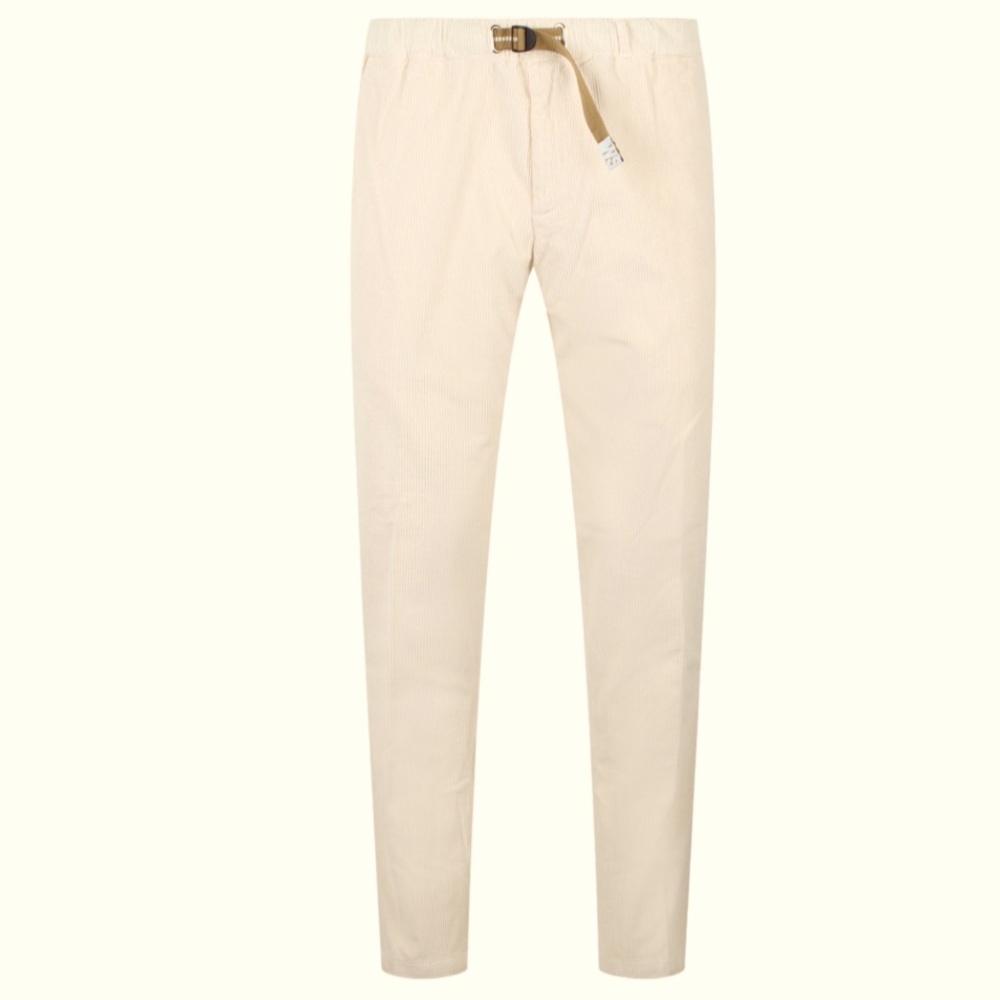 RARE MENS WHITE SAND 88th Sz 32 comfort waist Italian made cotton travel chinos